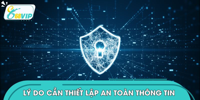 Lý do cần thiết lập an toàn dữ liệu người dùng